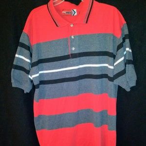 NPC 212 Men's Striped Polo Shirt